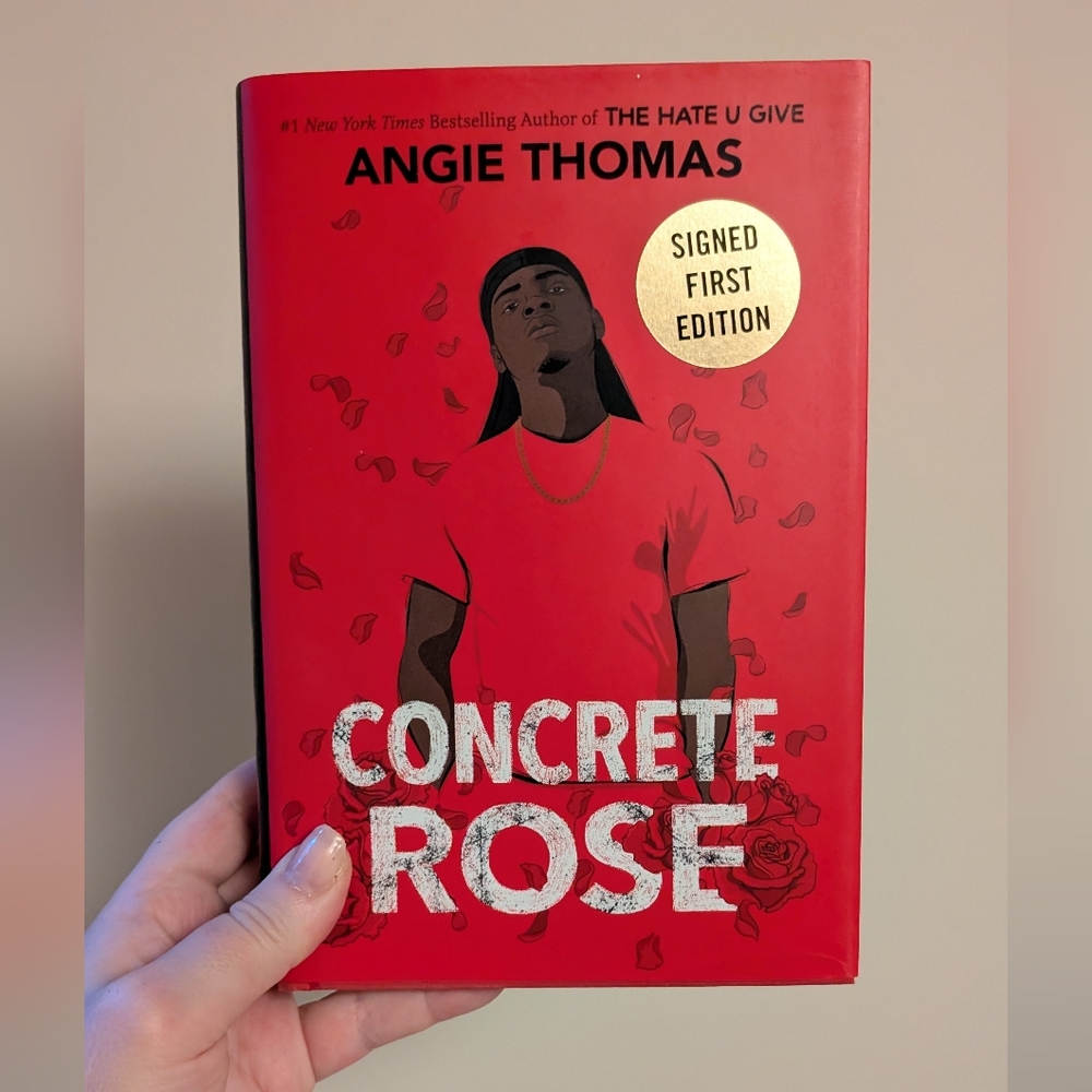 Red Concrete Rose Book by Angie Thomas